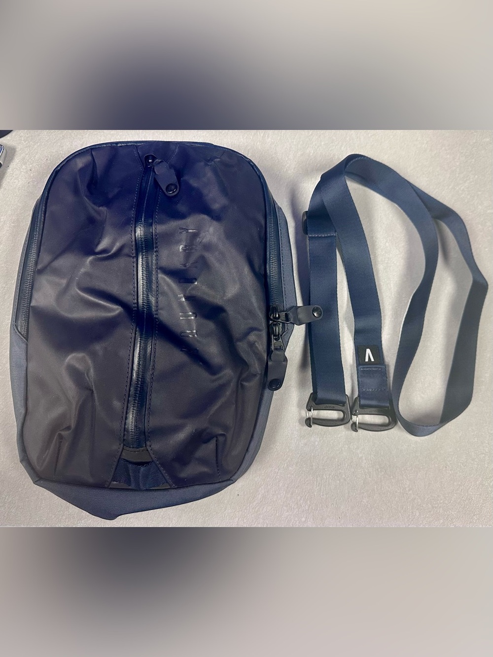 BOUNDARY Land Water Rock Convertible Travel Backpack Shoulder Bag Black